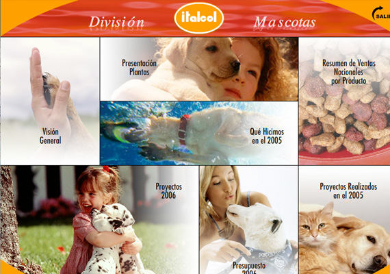 Multimedia  desarrollada para Italcol.